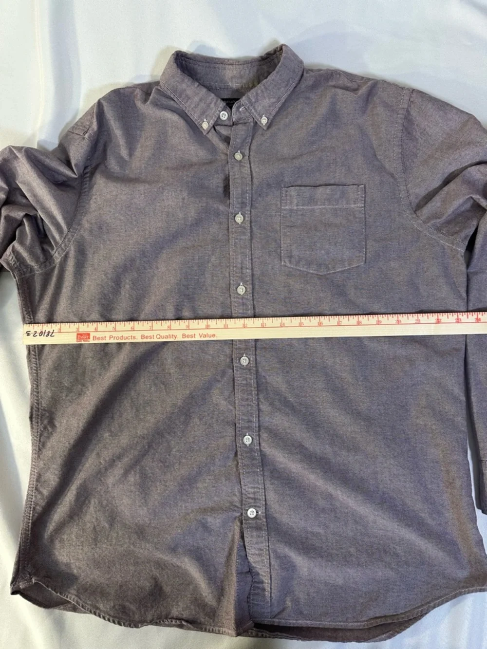 Banana Republic Men's Button-Down Shirt in Mauve Heather‎